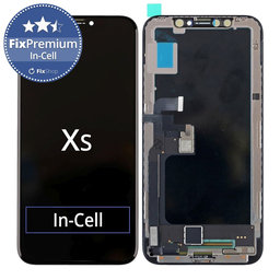 Apple iPhone XS - Ecran LCD + Sticlă Tactilă + Ramă In-Cell FixPremium