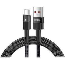 FixPremium - USB-C / USB Cable cu Fast Charging (1m), negru