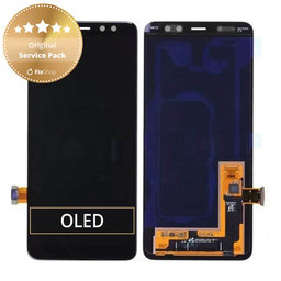 Samsung Galaxy A8 A530F (2018) - Ecran LCD + Sticlă Tactilă - GH97-21406A, GH97-21529A Genuine Service Pack