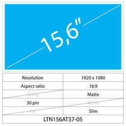 Acer Aspire E15 E5-573 15.6 LCD Slim Mat 30 pin Full HD