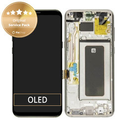 Samsung Galaxy S8 Plus G955F - Ecran LCD + Sticlă Tactilă + Ramă (Maple Gold) - GH97-20470F, GH97-20564F, GH97-20565F Genuine Service Pack