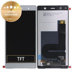 Sony Xperia XZ2 Premium - Ecran LCD + Sticlă Tactilă (Chrome Silver) - 1310-6654 Genuine Service Pack