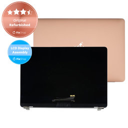 Apple MacBook 12" A1534 (Early 2016 - Mid 2017) - Ecran LCD + Sticlă Frontală + Carcasă Spate (Gold) Original Refurbished