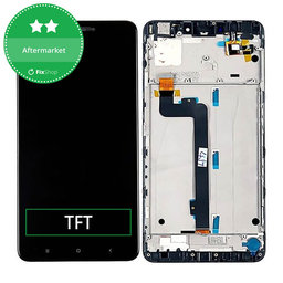 Xiaomi Mi Max 2 - Ecran LCD + Sticlă Tactilă + Ramă (Black) TFT