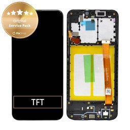 Samsung Galaxy A20e A202F - Ecran LCD + Sticlă Tactilă + Ramă (Black) - GH82-20229A, GH82-20186A Genuine Service Pack