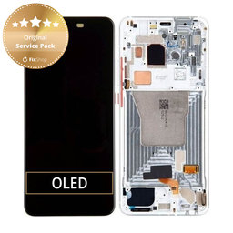 Xiaomi Pocophone F2 Pro - Ecran LCD + Sticlă Tactilă + Ramă (Phantom White) - 56000E0J1100 Genuine Service Pack