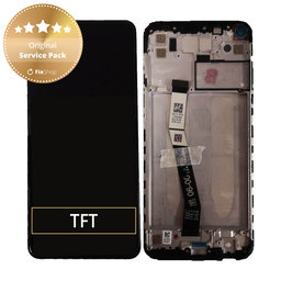 Xiaomi Redmi Note 9 - Ecran LCD + Sticlă Tactilă + Ramă (Midnight Grey) - 560003J15S00, 560009J15S00 Genuine Service Pack