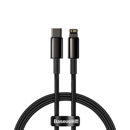 Baseus - Lightning / USB-C Cablu (1m), alb