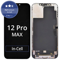 Apple iPhone 12 Pro Max - Ecran LCD + Sticlă Tactilă + Ramă In-Cell FixPremium