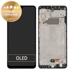 Samsung Galaxy A32 A325F - Ecran LCD + Sticlă Tactilă + Ramă (Awesome Black) - GH82-25566A, GH82-25579A Genuine Service Pack