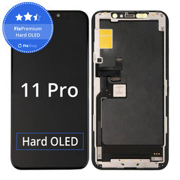 Apple iPhone 11 Pro - Ecran LCD + Sticlă Tactilă + Ramă Hard OLED FixPremium