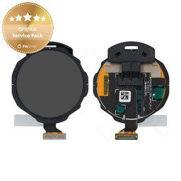 Samsung Galaxy Watch 4 Classic 46mm R895 - Ecran LCD + Sticlă Tactilă + Ramă (Black) - GH96-14426A Genuine Service Pack