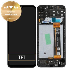 Samsung Galaxy M13 M135F - Ecran LCD + Sticlă Tactilă + Ramă - GH82-29132A, GH82-29133A Genuine Service Pack