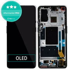 OnePlus 9 - Ecran LCD + Sticlă Tactilă + Ramă (Astral Black) OLED