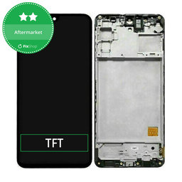 Samsung Galaxy M31s M317F - Ecran LCD + Sticlă Tactilă + Ramă (Mirage Black) TFT