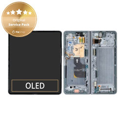 Samsung Galaxy Z Fold 4 F936B - Ecran LCD + Sticlă Tactilă + Ramă (Graygreen) - GH82-29461B, GH82-29462B Genuine Service Pack