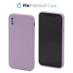 FixPremium - Silicon Caz pentru iPhone X & XS, violet