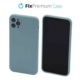 FixPremium - Silicon Caz pentru iPhone 11 Pro Max, light cyan
