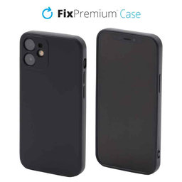 FixPremium - Silicon Caz pentru iPhone 12 mini, negru