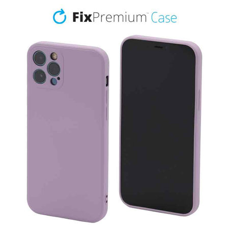 FixPremium - Silicon Caz pentru iPhone 12 Pro, violet