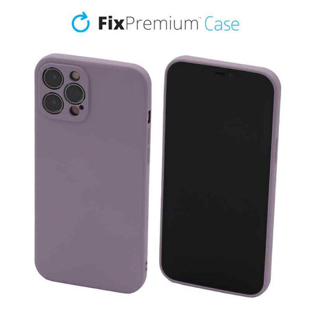 FixPremium - Silicon Caz pentru iPhone 12 Pro Max, violet