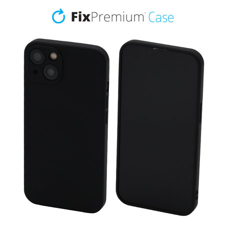 FixPremium - Silicon Caz pentru iPhone 13, negru