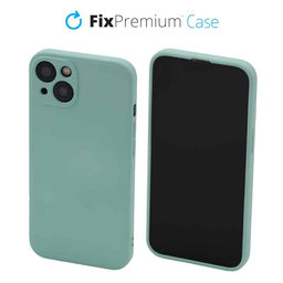 FixPremium - Silicon Caz pentru iPhone 13, light cyan