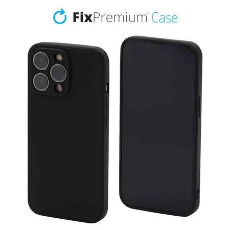 FixPremium - Silicon Caz pentru iPhone 13 Pro, negru