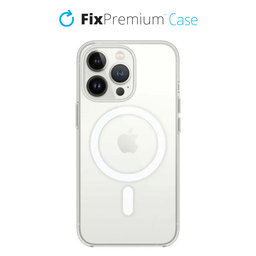 FixPremium - Silicon Caz cu MagSafe pentru iPhone 13 Pro, transparent