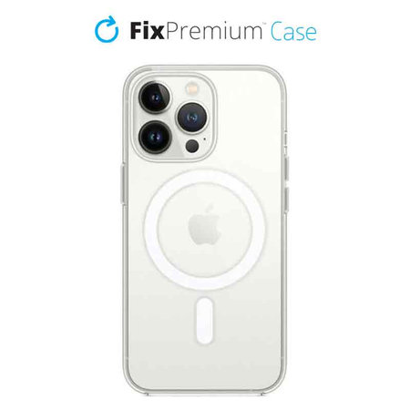 FixPremium - Silicon Caz cu MagSafe pentru iPhone 13 Pro Max, transparent