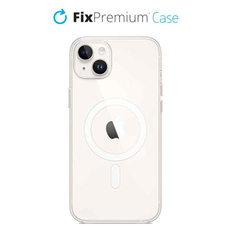 FixPremium - Silicon Caz cu MagSafe pentru iPhone 13, negru