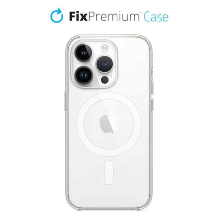 FixPremium - Silicon Caz cu MagSafe pentru iPhone 13 Pro, negru