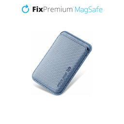 FixPremium - MagSafe Carbon Portofel, albastru