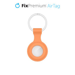 FixPremium - Silicon Breloc pentru AirTag, portocale
