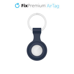 FixPremium - Silicon Breloc pentru AirTag, albastru