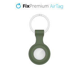 FixPremium - Silicon Breloc pentru AirTag, verde inchis