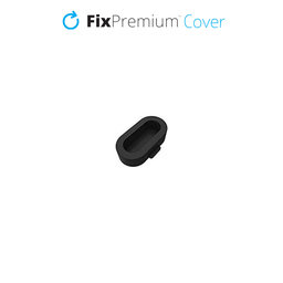 FixPremium - Capac conector de încărcare pentru Garmin Un ceas, negru