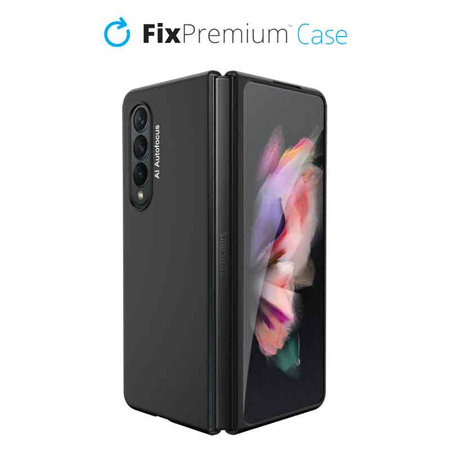 FixPremium - Silicon Caz pentru Samsung Galaxy Z Fold 3, negru