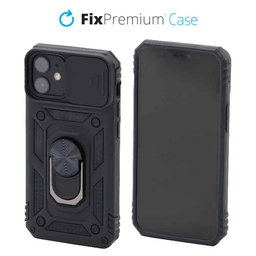 FixPremium - Caz CamShield pentru iPhone 12 mini, negru