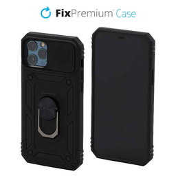 FixPremium - Caz CamShield pentru iPhone 12 & 12 Pro, negru