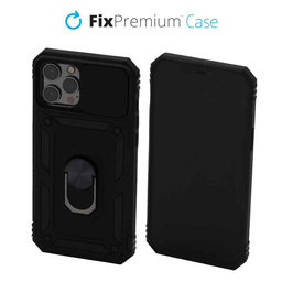 FixPremium - Caz CamShield pentru iPhone 12 Pro Max, negru