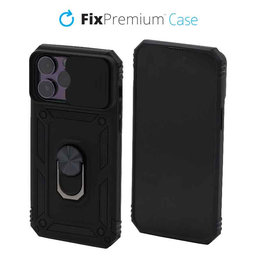 FixPremium - Caz CamShield pentru iPhone 13 Pro Max, negru