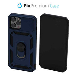 FixPremium - Caz CamShield pentru iPhone 12 Pro Max, albastru