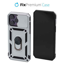 FixPremium - Caz CamShield pentru iPhone 14 Pro Max, alb