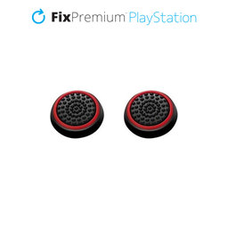 FixPremium - PS4/PS5 Controller Grip Caps - set de 2 buc, ro?u