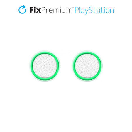 FixPremium - PS4/PS5 Controller Grip Caps - set de 2 buc, transparent verde