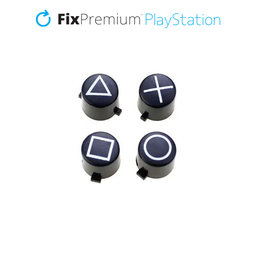 FixPremium - Retro Butoane pentru PS5 DualSense, alb