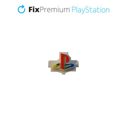 FixPremium - Retro Home Button pentru PS5 DualSense, alb