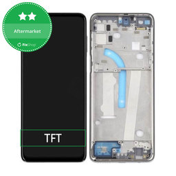 Motorola Moto G100 XT2125 - Ecran LCD + Sticlă Tactilă + Ramă (Slate Grey) TFT