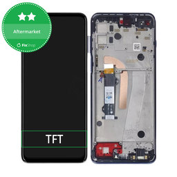 Motorola Moto G100 XT2125 - Ecran LCD + Sticlă Tactilă + Ramă (Iridescent Ocean) TFT